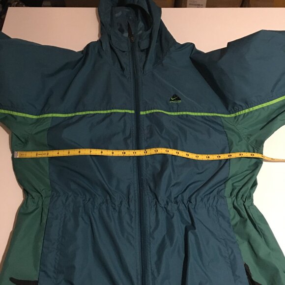 Vintage 90’s Nike ACG Clima-fit Windbreaker Hooded Track Jacket Size Medium 8-10 - Picture 10 of 11